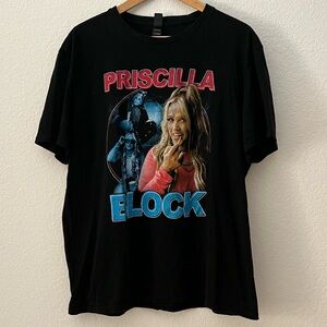 Priscilla Block Concert Merch Black Graphic T-Shirt